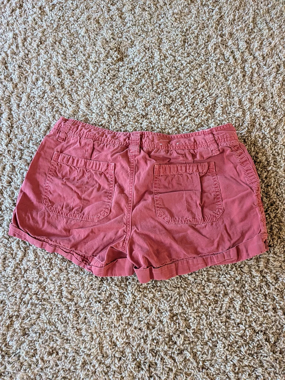 Old Navy Women's Rust Red Cargo Shorts